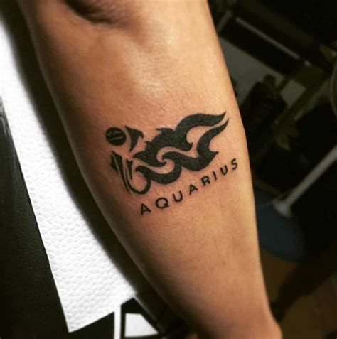 Aquarius tattoo ideas for men